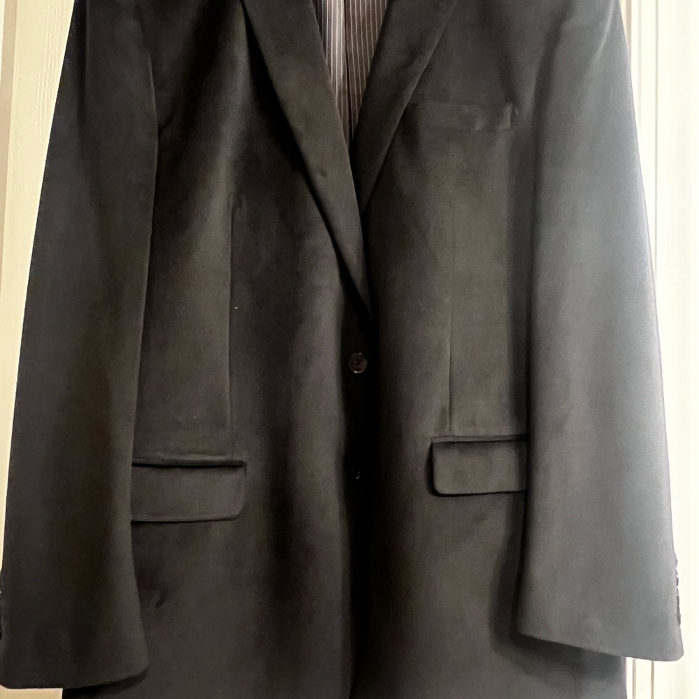 Men’s Calvin Klein Black Velvet Blazer. Sz: 44R